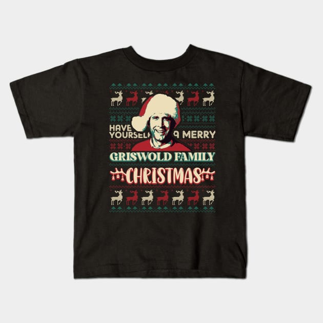 Have Yourself A Merry Griswold Family Christmas Kids T-Shirt by mia_me